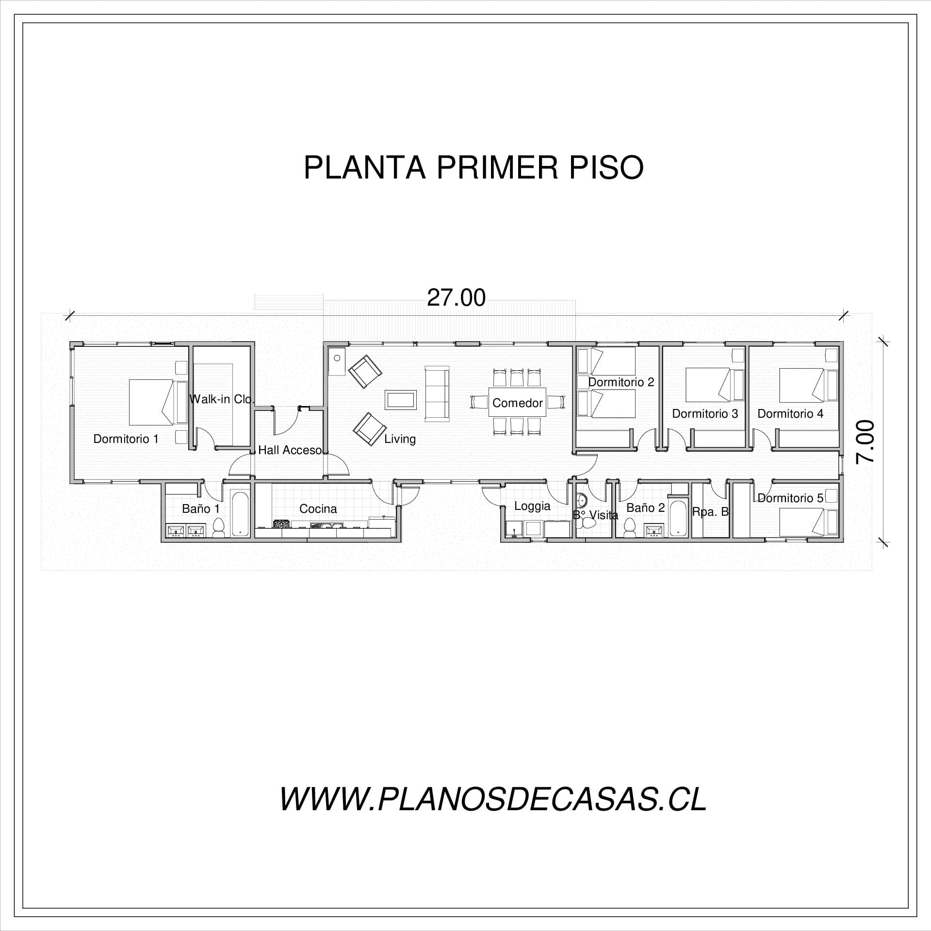 Plano de Plano Casa Sanpetri