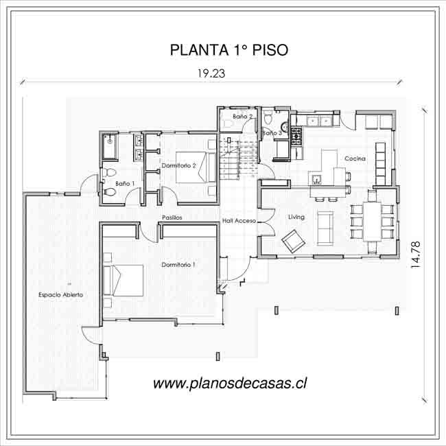 Plano de Plano Casa Damous