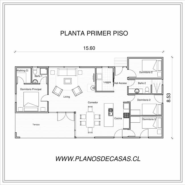 Plano de Plano Casa Marbella