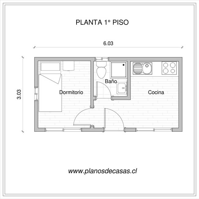 Plano de Plano Casa Modular 18