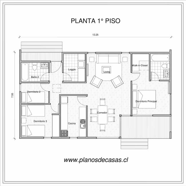Plano de Plano Casa Nova