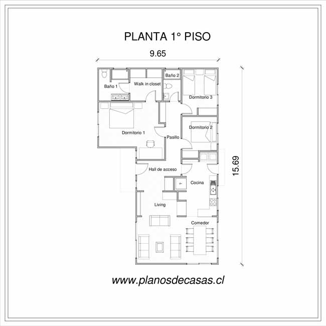 Plano de Plano Casa Rheine